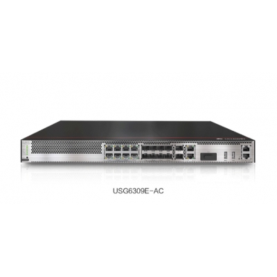 華為HUAWEI企業(yè)級防火墻千兆8GE, 2*10GE SFP+, 2GE SSL VPN企業(yè)安全酒店商場辦公室會議室機(jī)架式USG6309E-AC