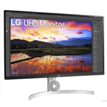 LG 31.5英寸 4K UHD HDR IPS屏 廣色域 FreeSync 內(nèi)置音箱 升降底座 游戲 超高清顯示器 32UN650 -W