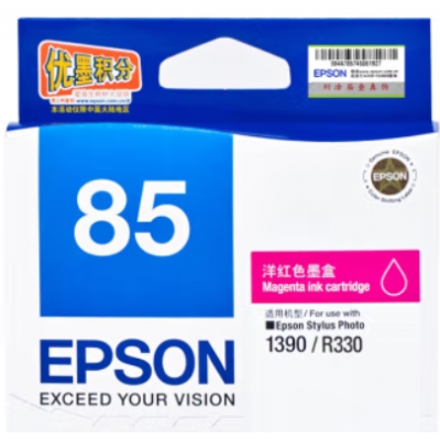 愛(ài)普生（Epson）T0853(T1223) 洋紅色墨盒 （適用PHOTO 1390 R330）
