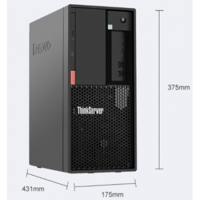聯(lián)想（Lenovo）TS80X丨T100C小主機(jī)服務(wù)器工作站塔式臺(tái)式機(jī)國產(chǎn)辦公電腦ERP財(cái)務(wù)信創(chuàng)定制 【TS80X】至強(qiáng)E2224G四核 3.5GHz 16G內(nèi)存丨2*1T