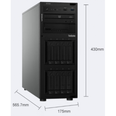聯(lián)想（Lenovo）ST258\/250塔式服務(wù)器臺(tái)式機(jī)辦公電腦主機(jī) ERP財(cái)務(wù)軟件國(guó)產(chǎn)存儲(chǔ)專用定制 E-2234 4核3.5G 64G ECC/480G+6x10T RAID