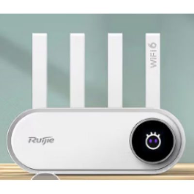 銳捷（Ruijie）家用無線路由器千兆WiFi6穿墻王 5G雙頻 Mesh組網(wǎng)/小白X30PRO椰果奶白