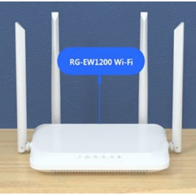 銳捷（Ruijie） 無(wú)線路由器 無(wú)線速率1167M RG-EW1200子母路由 wifi信號(hào)放大器 白色