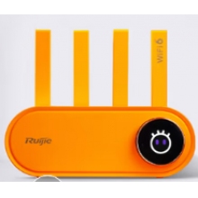 銳捷（Ruijie）家用無(wú)線路由器千兆WiFi6穿墻王 5G雙頻 Mesh組網(wǎng)小白X30PRO活力甜橙
