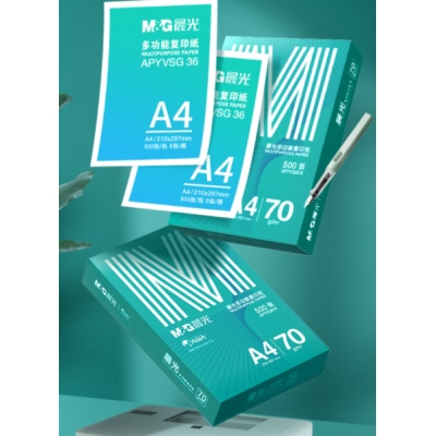 晨光（M&G）綠晨光 A4 70g 多功能雙面打印紙 高性價(jià)比復(fù)印紙 500張/包 8包/箱（整箱4000張）